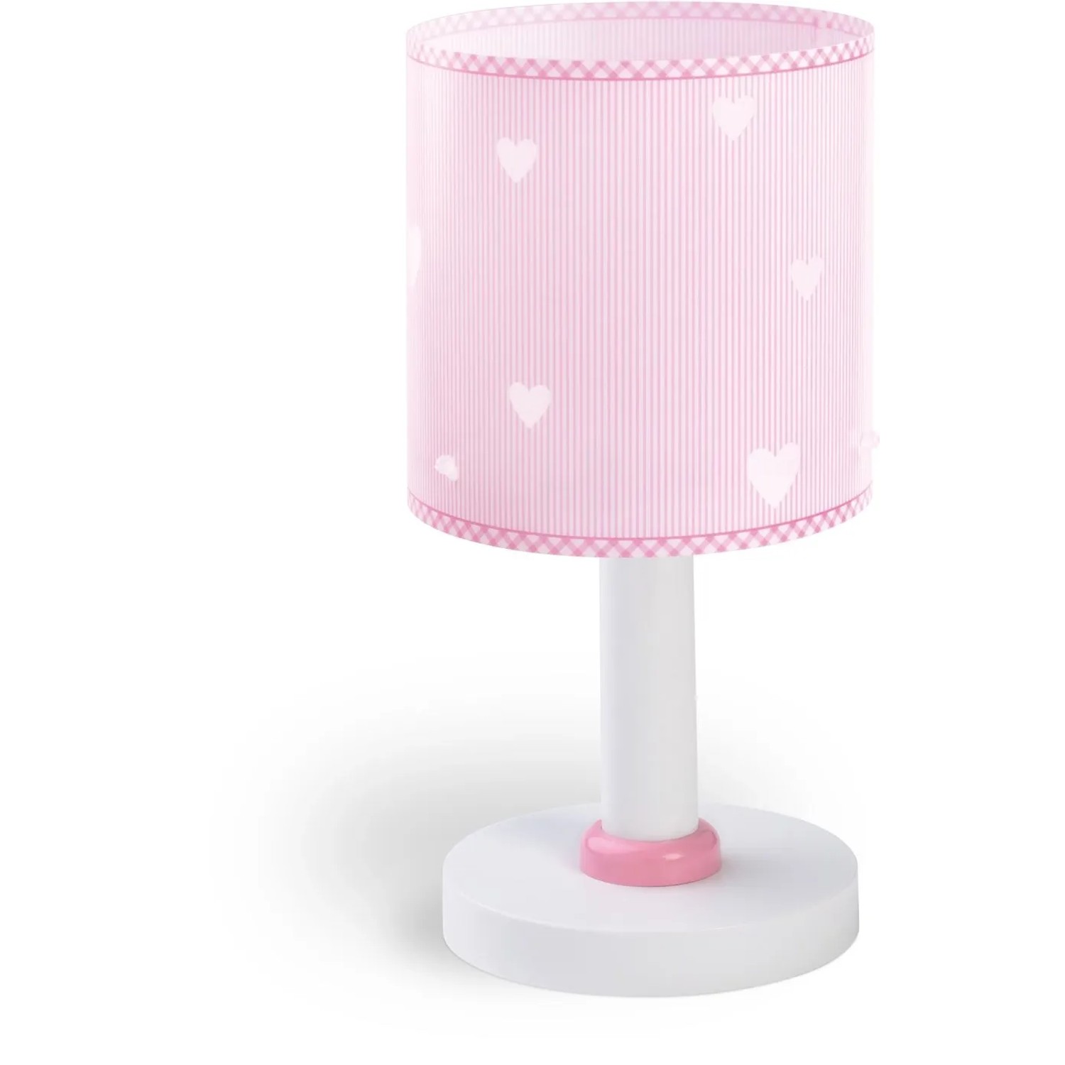 Dalber KinderNachttischlampe Herzen Rosa