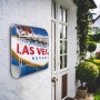Banjado Design Briefkasten Weiß Pulverbeschichtet 39x47x14cm 2 Schlüssel Mit Zeitungsfach Motiv Las Vegas_2