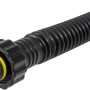 Schwarzer, flexibler Schlauch mit gelbem Dichtungsring für Bestway SUP Board.