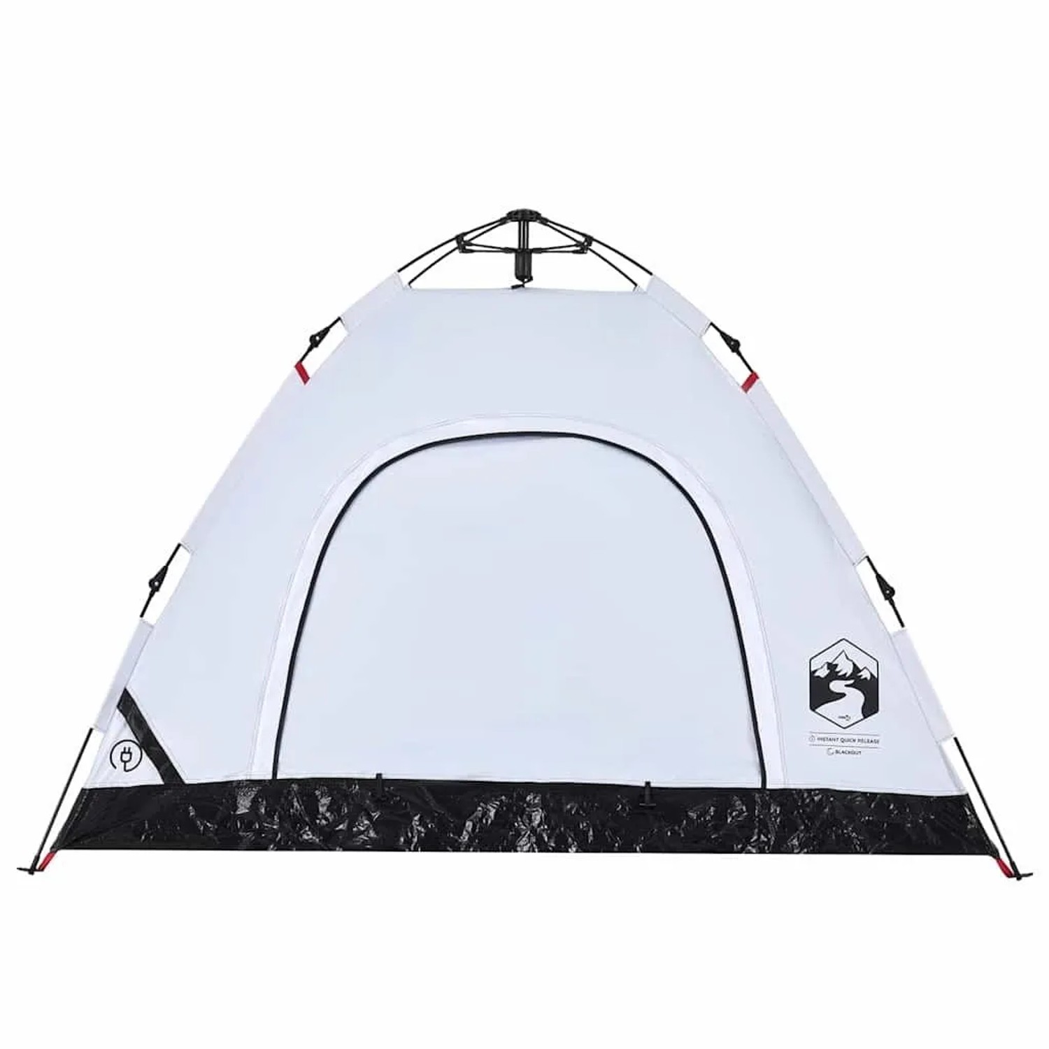 vidaXL Campingzelt 3 Personen Weiß Verdunkelungsstoff Quick Release 4004168_7