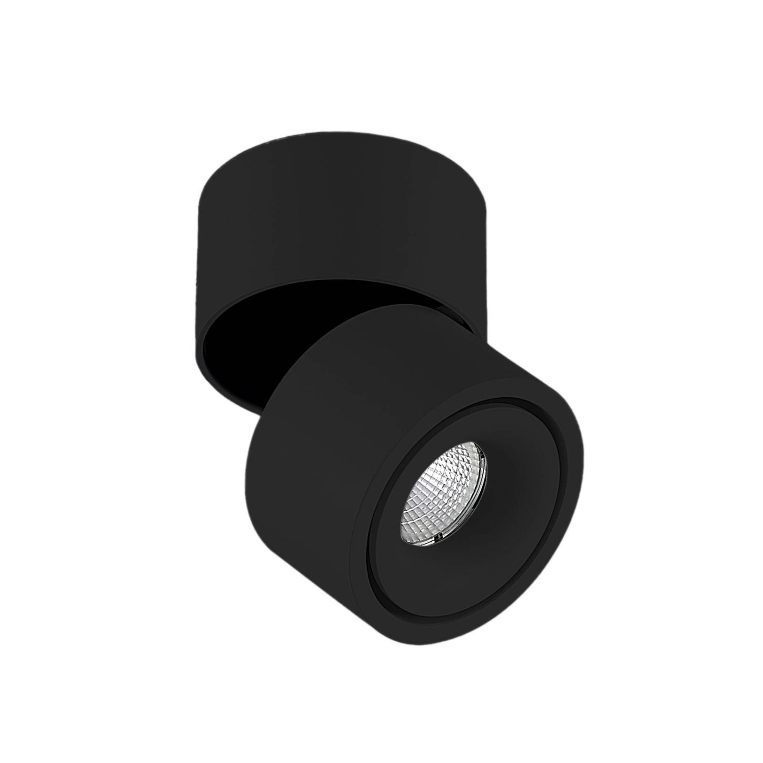 Arcchio LED Deckenlampe Rotari 10025753 Modern in Schwarz aus Aluminium 1-f günstig online kaufen