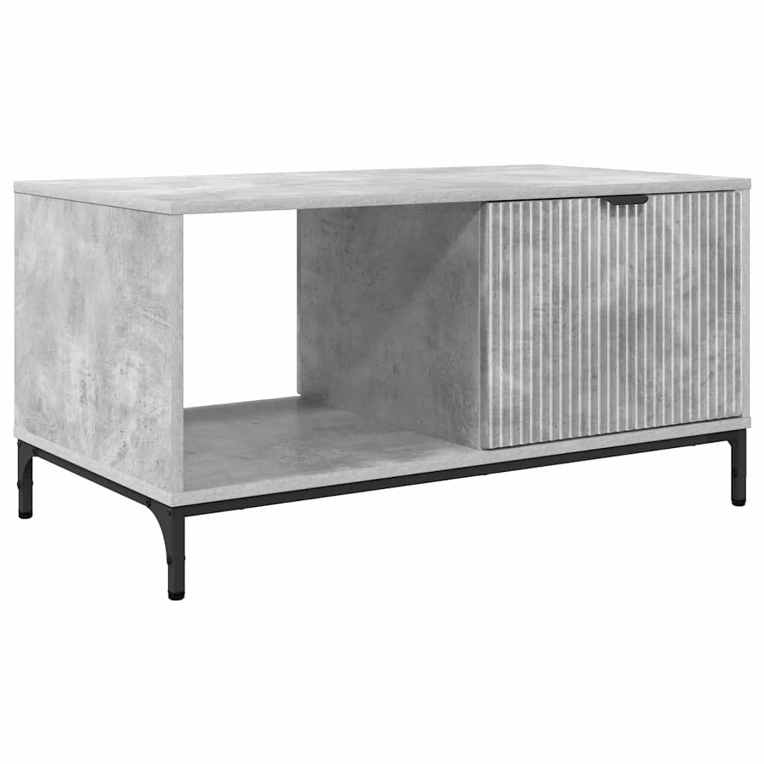 vidaXL Couchtisch Betongrau 90 x 49 x 46 cm Holzwerkstoff 883447 günstig online kaufen