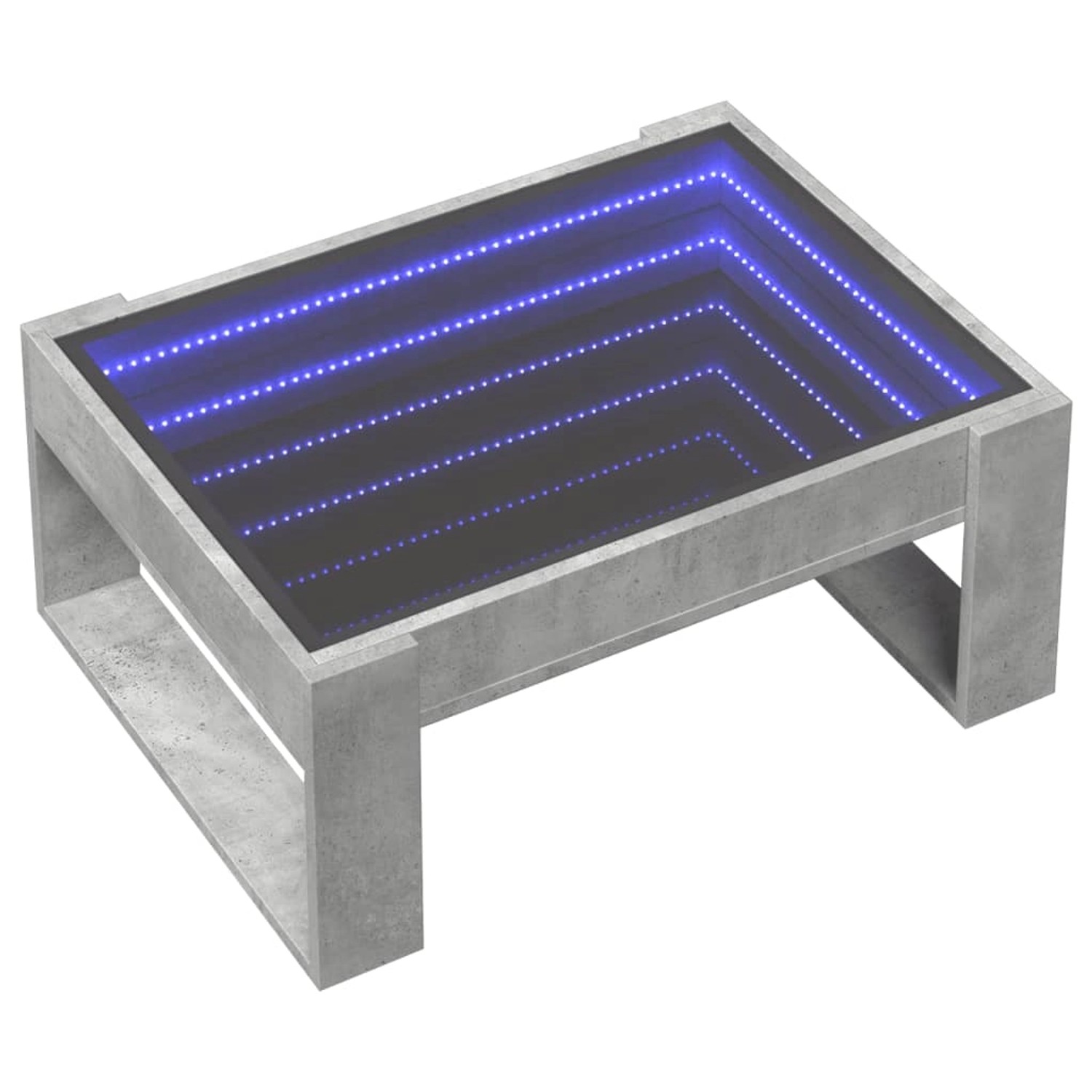 vidaXL Couchtisch mit Infinity-LED Betongrau 70x53x30 cm 847633 günstig online kaufen