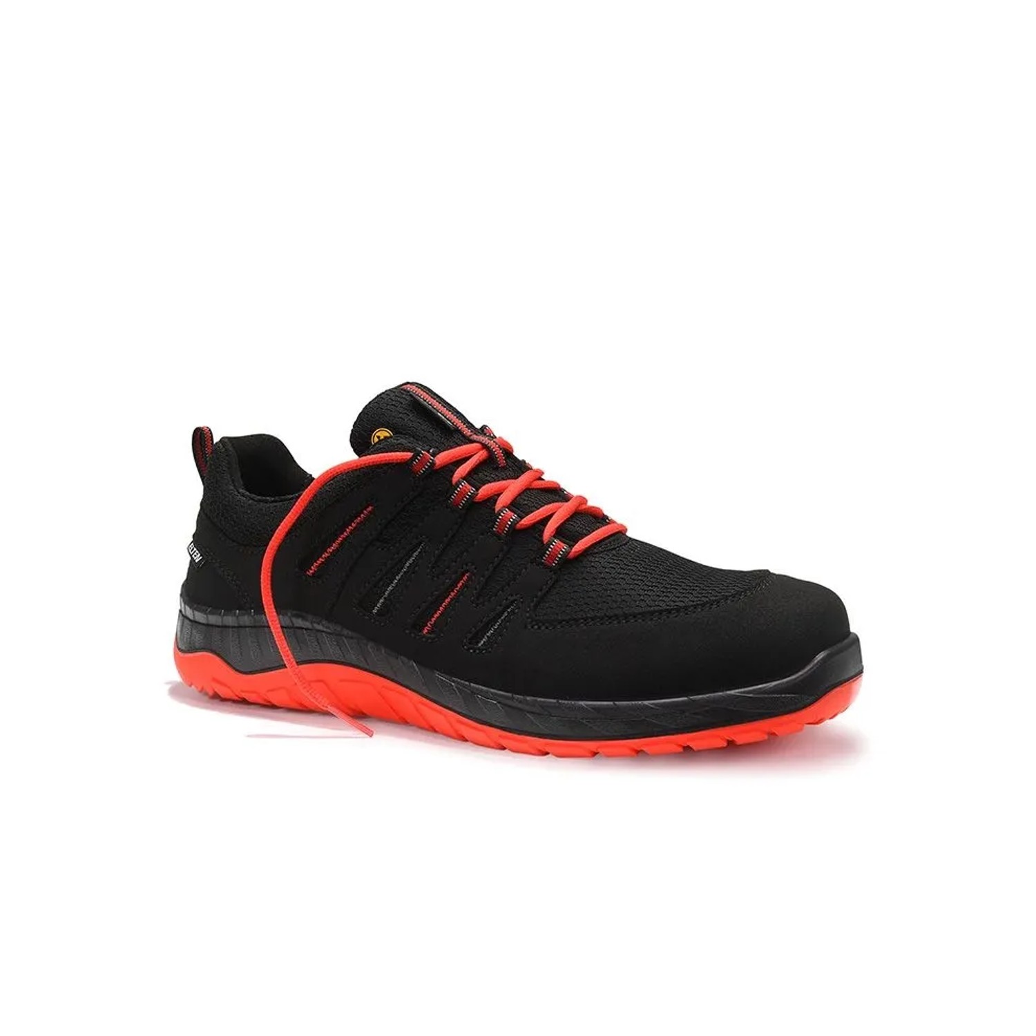 ELTEN Sicherheitshalbschuh MADDOX Compo BLACK RED Low ESD S3S Größe 37