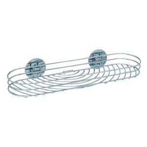 Wenko Maxiablage Turbo-Loc, Chrom glänzend, zur Befestigung ohne Bohren.