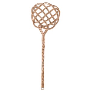 BigDean Teppichklopfer Rattan Handklopfer Teppich Klopfer Geflochten Handarbeit 2 Fädig