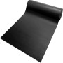 Schwarze Karat SBR Gummimatte, 120x150cm, glatt, rutschhemmend und universell einsetzbar.