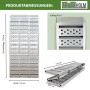 DREIBREIT Alu Auffahrrampe, 2-fach klappbar, 175cm, Tragkraft 1020kg, Zubehör für Autoanhänger.