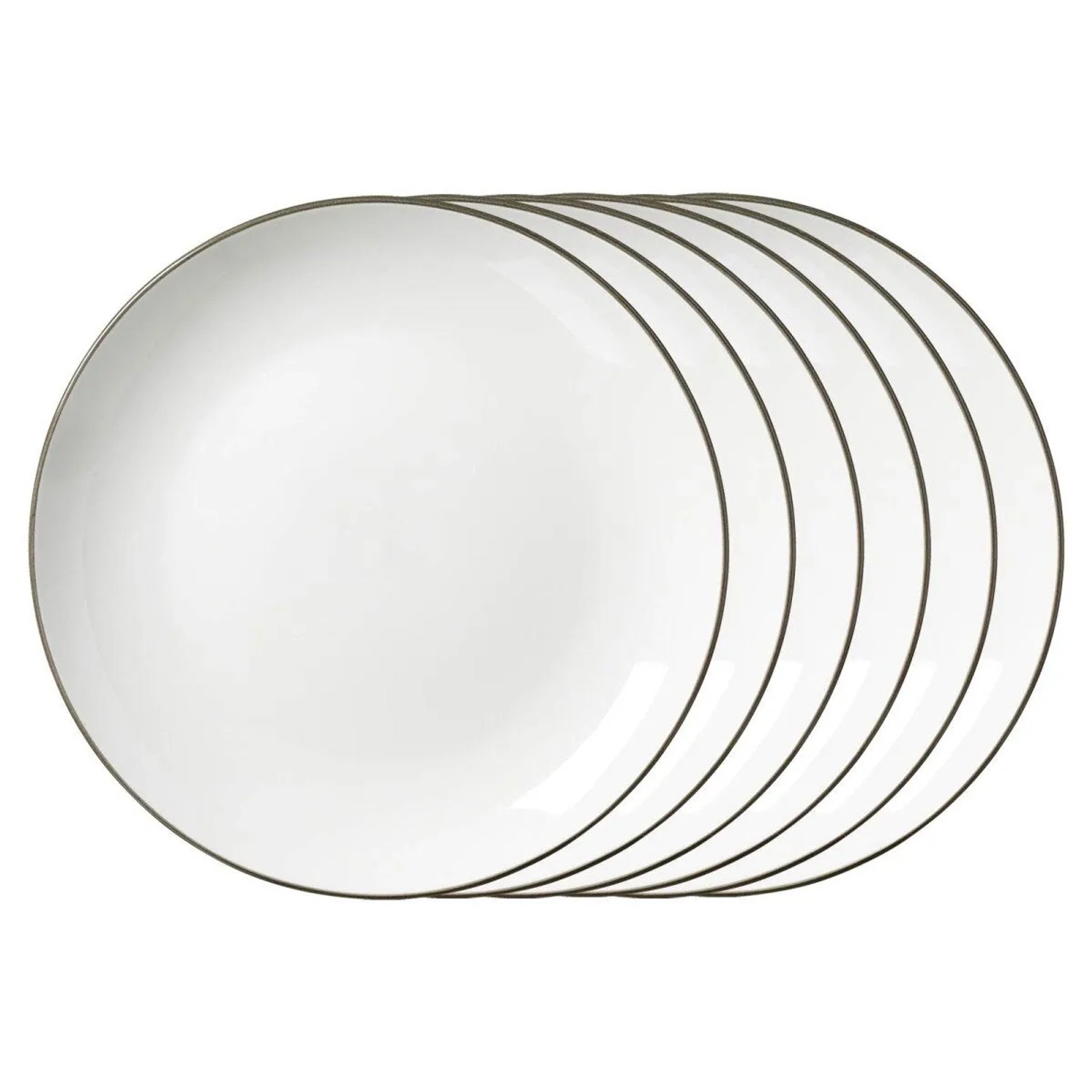 Ritzenhoff & Breker Adela Dessertteller 20,5 cm 6er Set Grau