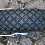 Detailaufnahme des luftbereiften Stützrads mit Kurbel für Autoanhänger von Las.