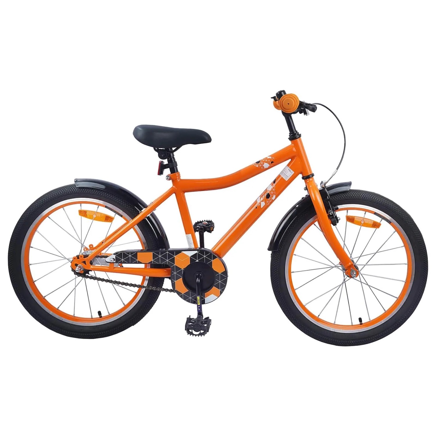 vidaXL Kinderfahrrad 20 Zoll für 6-11 Jahre Alt Orange 42009521