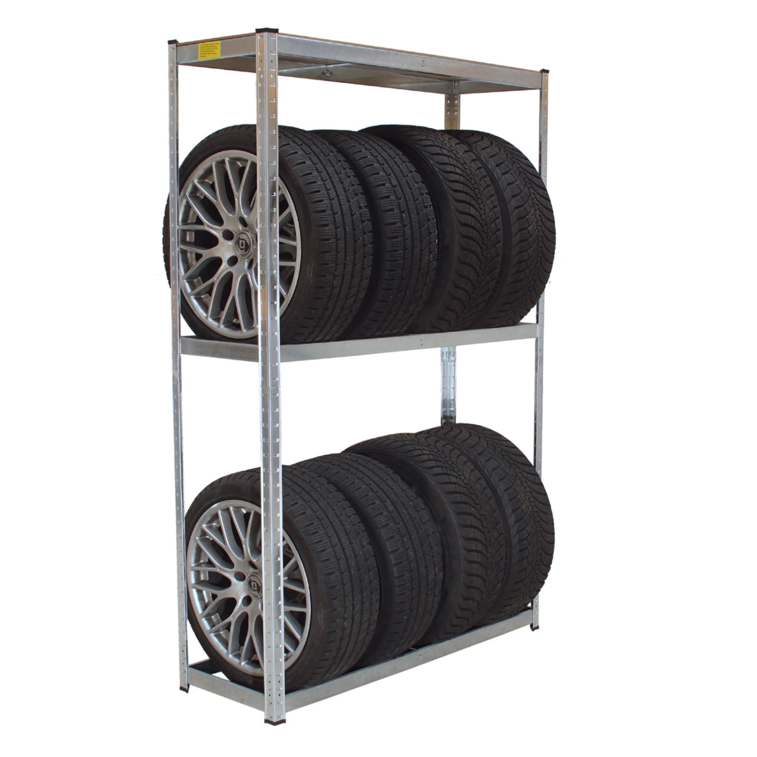 TRUTZHOLM Reifenregal Für 8 Räder 180x120x40 cm 795 kg