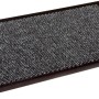 Grau melierte Astra Sauberlaufmatte Saphir, 90x150 cm, für den Innenbereich.