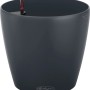 Lechuza Classico Color 18 Pflanzgefäß in Schiefergrau, Ø 18 cm, mit Bewässerungssystem.