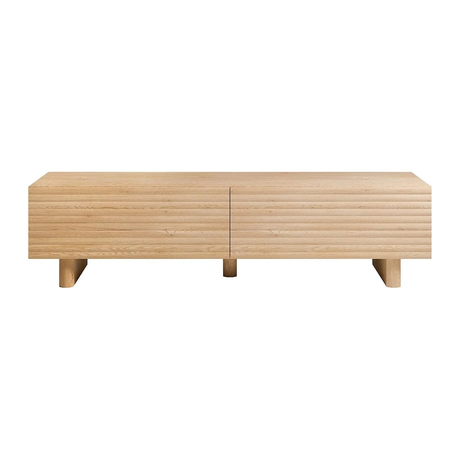 Vente-unique Tv-Board Ludima Naturfarben Hell 180 cm