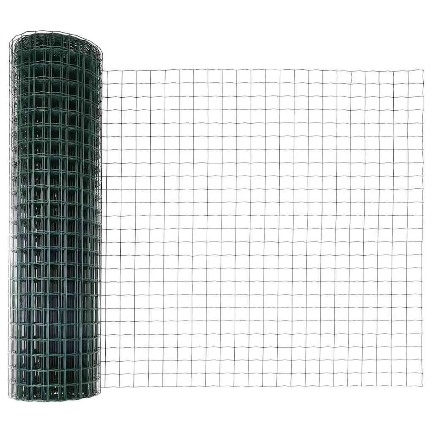 vidaXL Zaun mit Pfosten Grün 1,2 x 10 m Stahl und PVC 3335968 günstig online kaufen