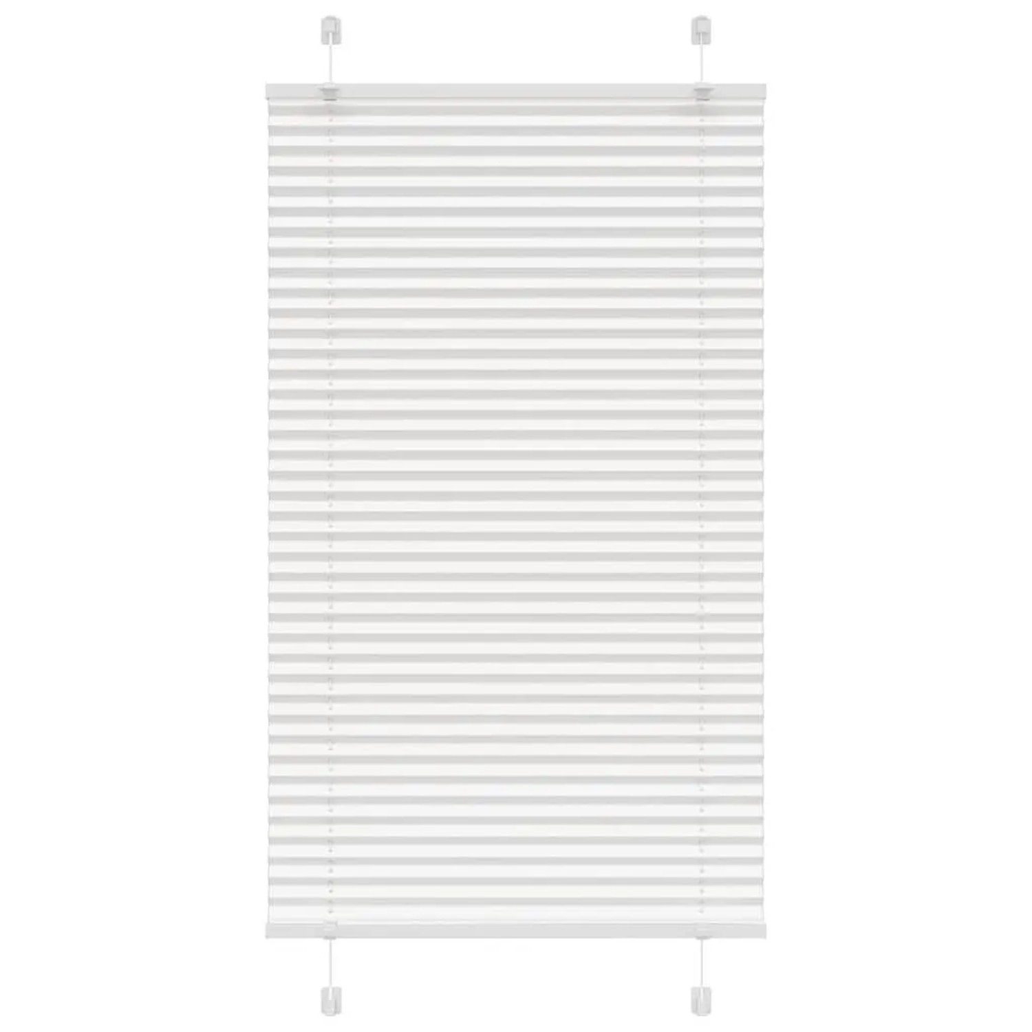 vidaXL Plissee Weiß 70x150 cm Stoffbreite 69,4 cm Polyester 4015494 günstig online kaufen