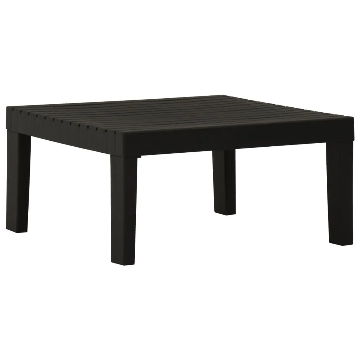 Furnicato Lounge-gartentisch Kunststoff Grau