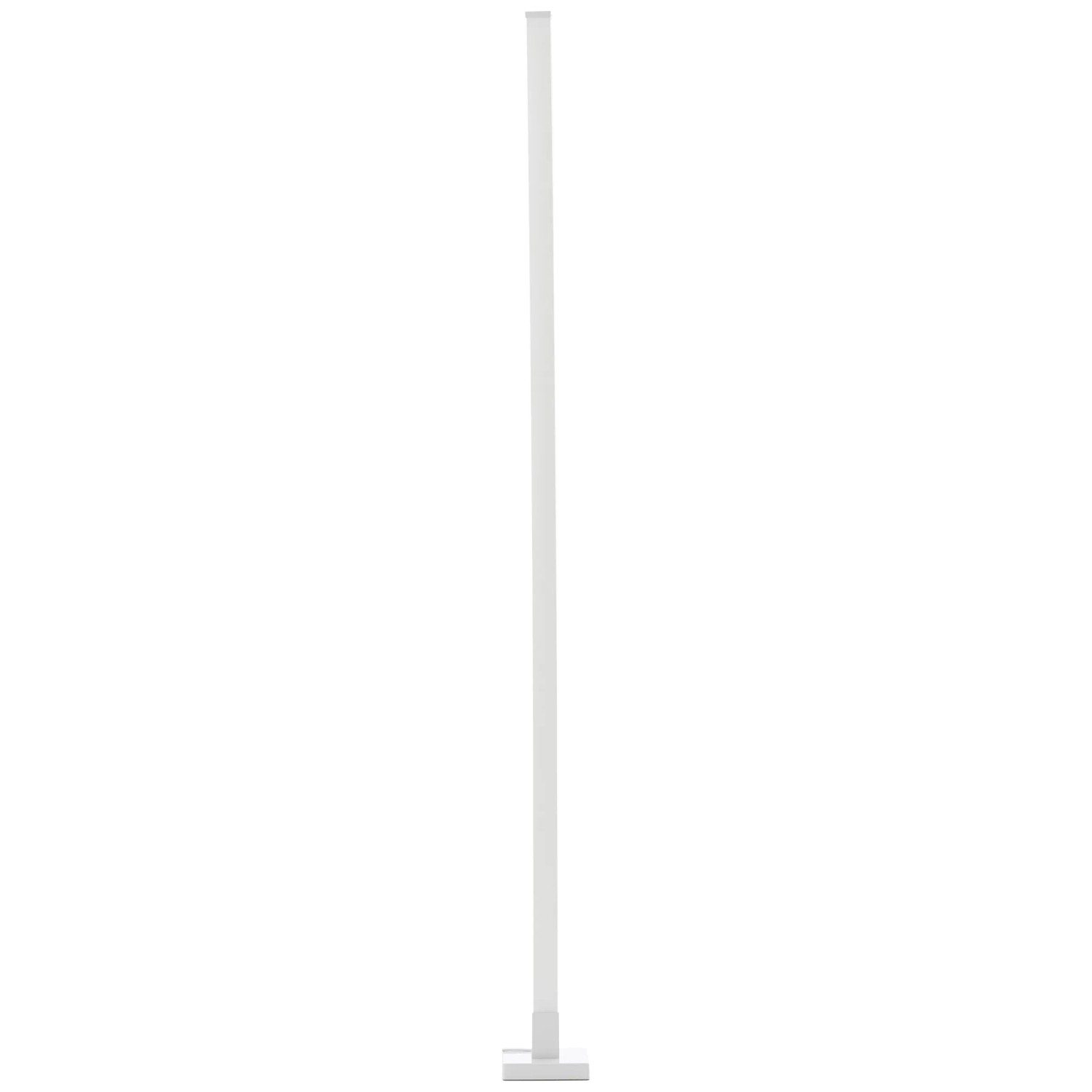 Weiße LED-Design-Stehlampe Neele mit RGB + CCT Funktion, 12,5 cm Durchmesser.