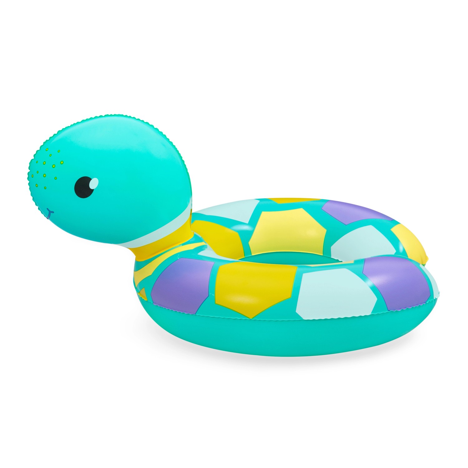 Bestway Schwimmring Floating Friends, offener türkis farbener Reifen mit Schlangen Design für Kinder ab 2 Jahren.