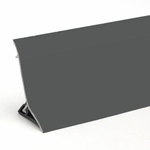 Döllken Wandabschlussleiste Classic, 63,5 cm, Anthrazit, für Arbeitsplatten.