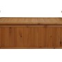 Proregal Aufbewahrungstruhe HxBxT 53x108x60cm Tanne Holz Natur Gartentruhe Auflagenbox Truhe_5