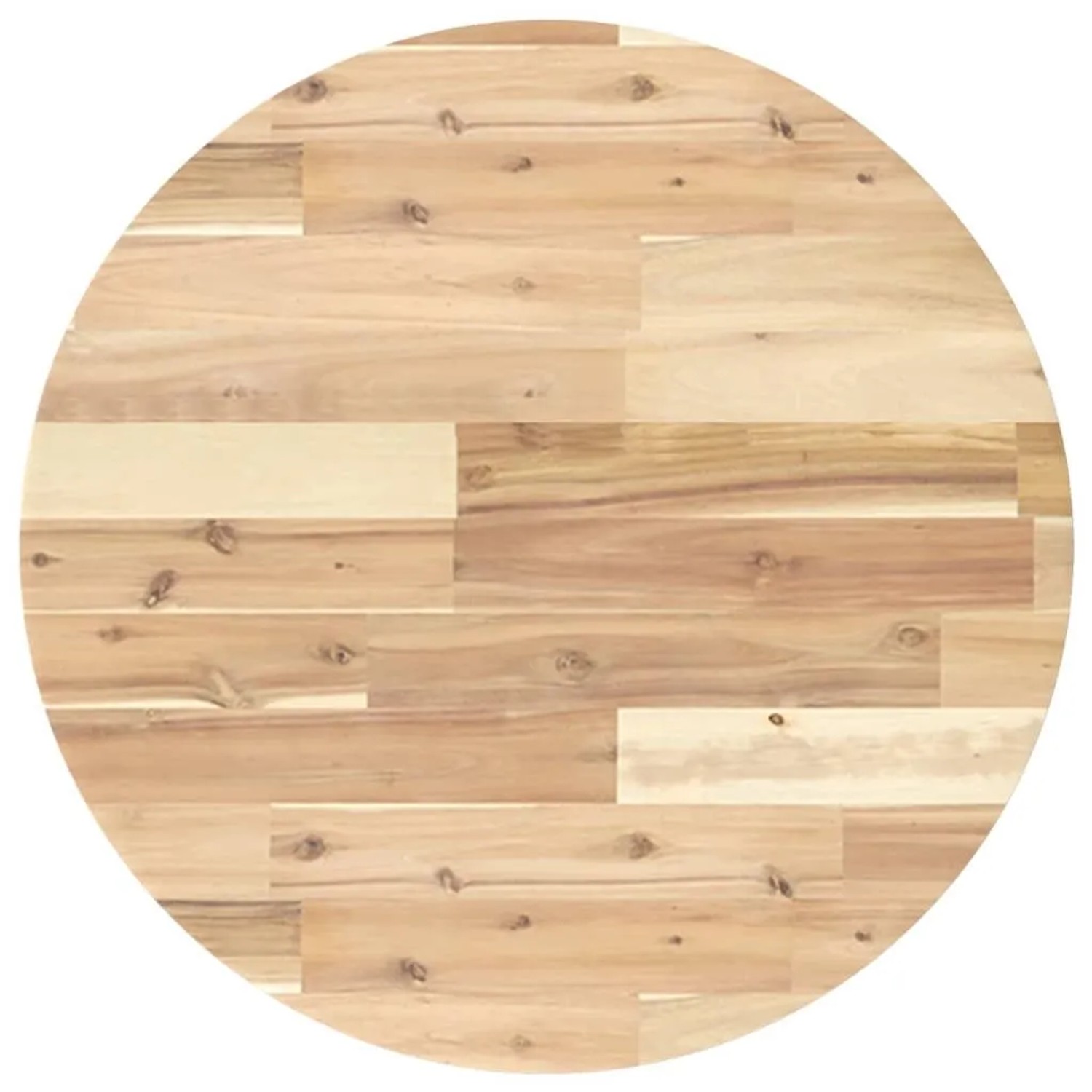 vidaXL Tischplatte Rund Ø60x2 cm Massivholz Akazie 4008684