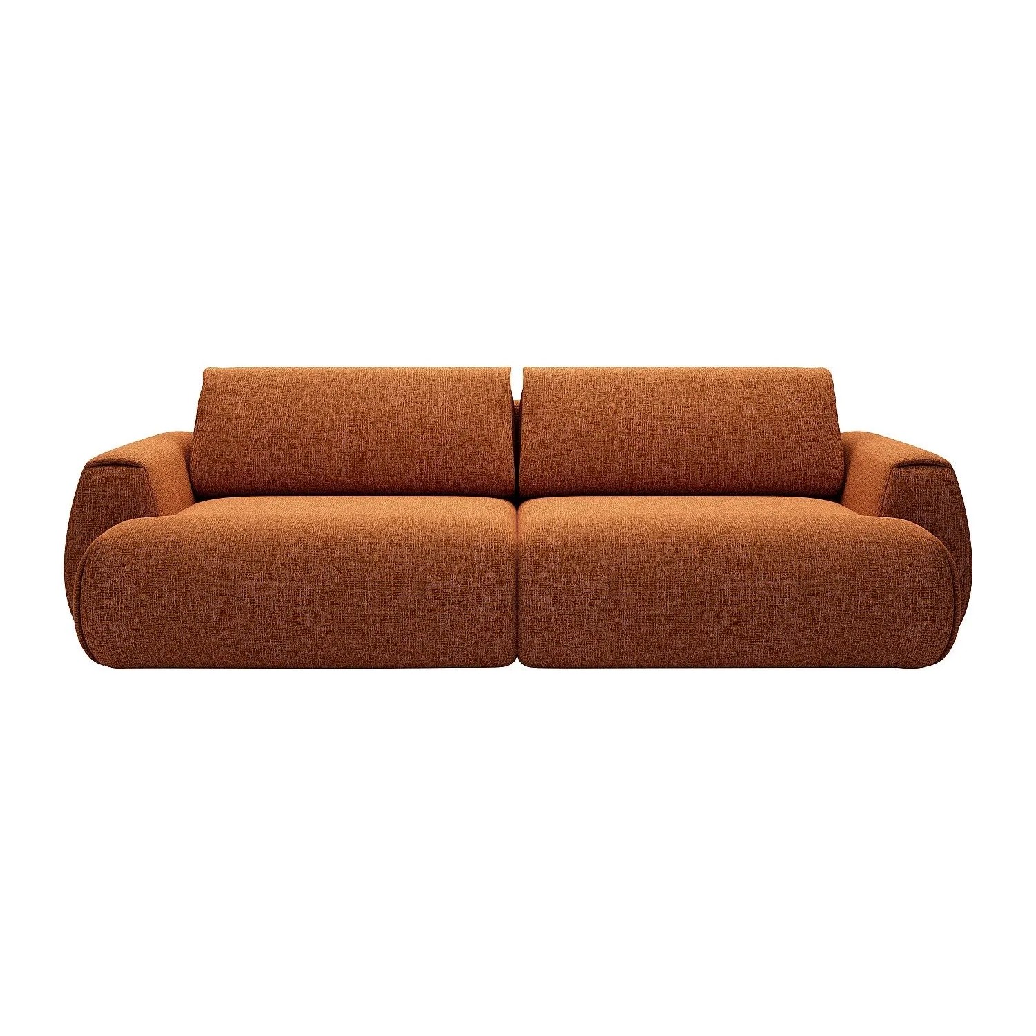 Vente-unique Schlafsofa Monelia Terracotta 260 cm