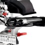 Detailansicht: Metabo Kappsäge KGS 216 M mit Zugfunktion und Zubehör.