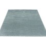 Floornovo Kurzflor Teppich Blau Einfarbig 230 x 160 cm