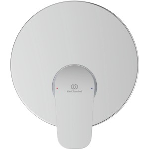 Ideal Standard Ceraflex Unterputz Duscharmatur in Chrom mit Hebel und Temperaturmarkierung.