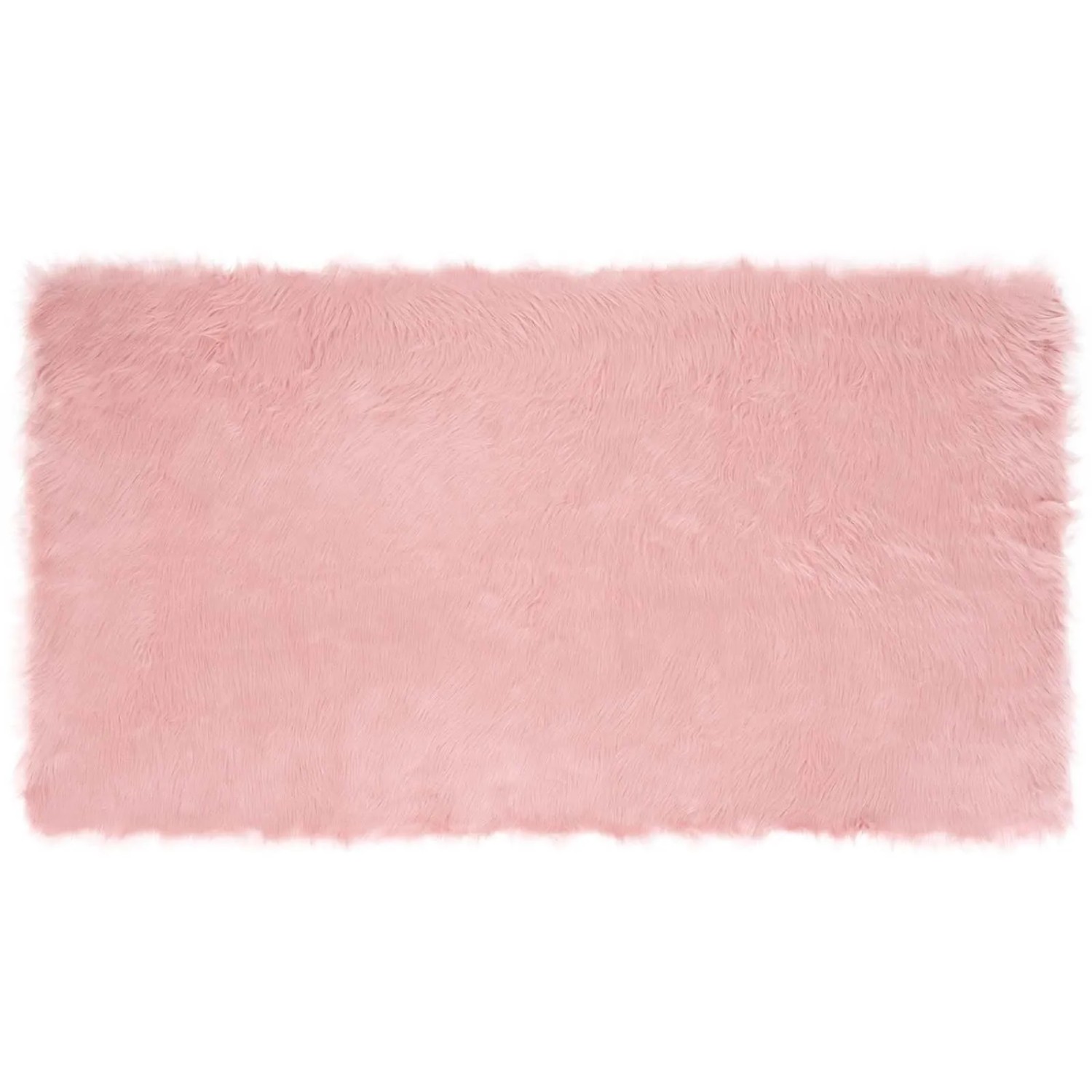 vidaXL Kunstschaffell Teppich Tafalla Rosa 60 x 110 cm Polyester 42021543 günstig online kaufen