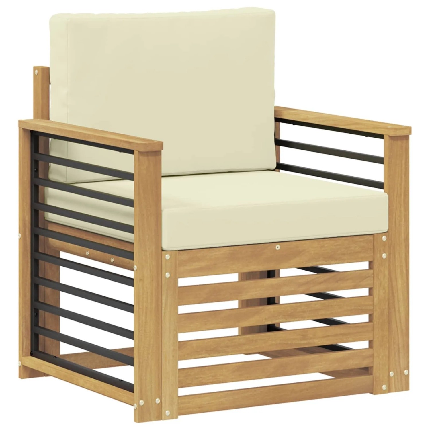 vidaXL Outdoor-Sofagarnitur Polyester Weiß 3439107