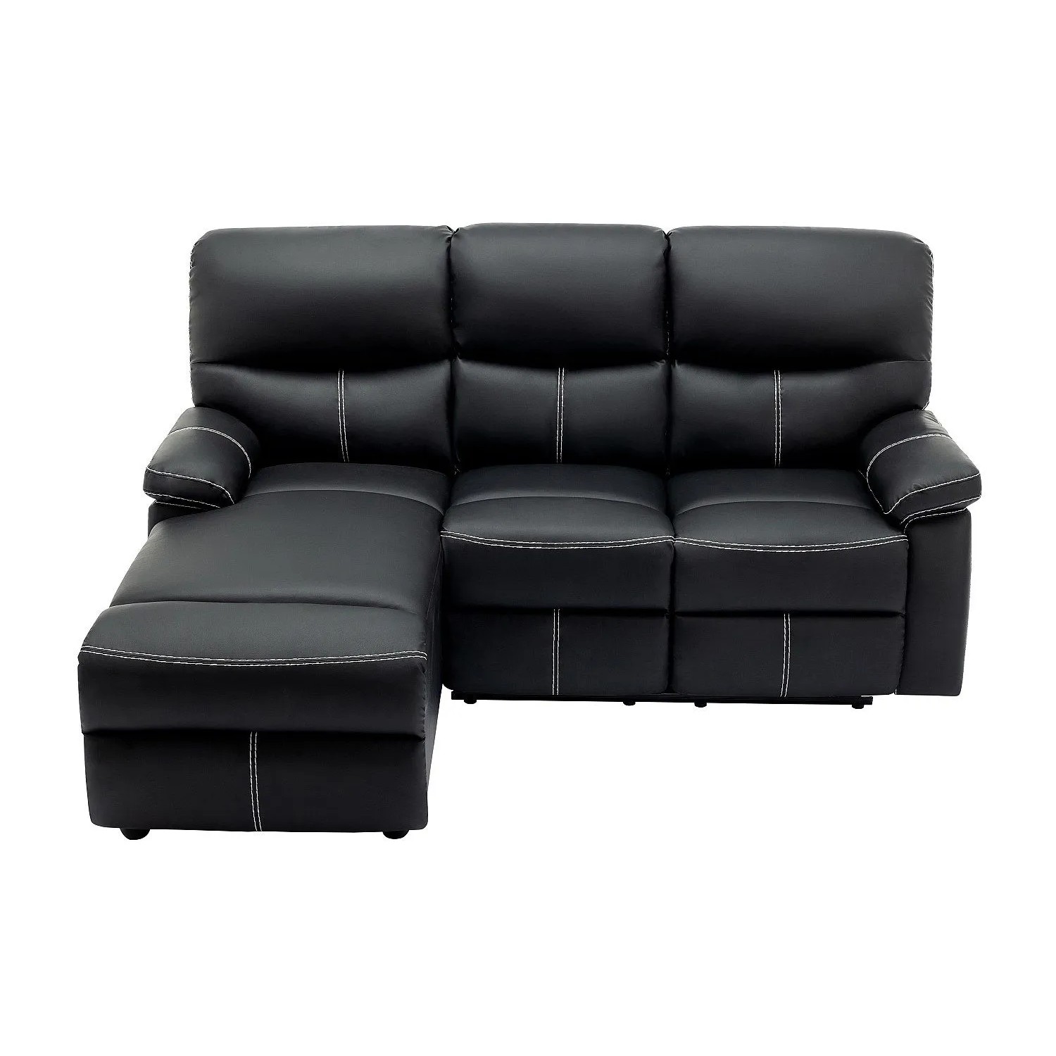 Vente-unique Relaxsofa Canby Schwarz 189 cm