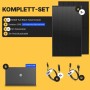Solakon Balkonkraftwerk 1000W Komplettset: 2 Solarmodule, Speicher mit Wechselrichter, Solar- & Anschlusskabel.
