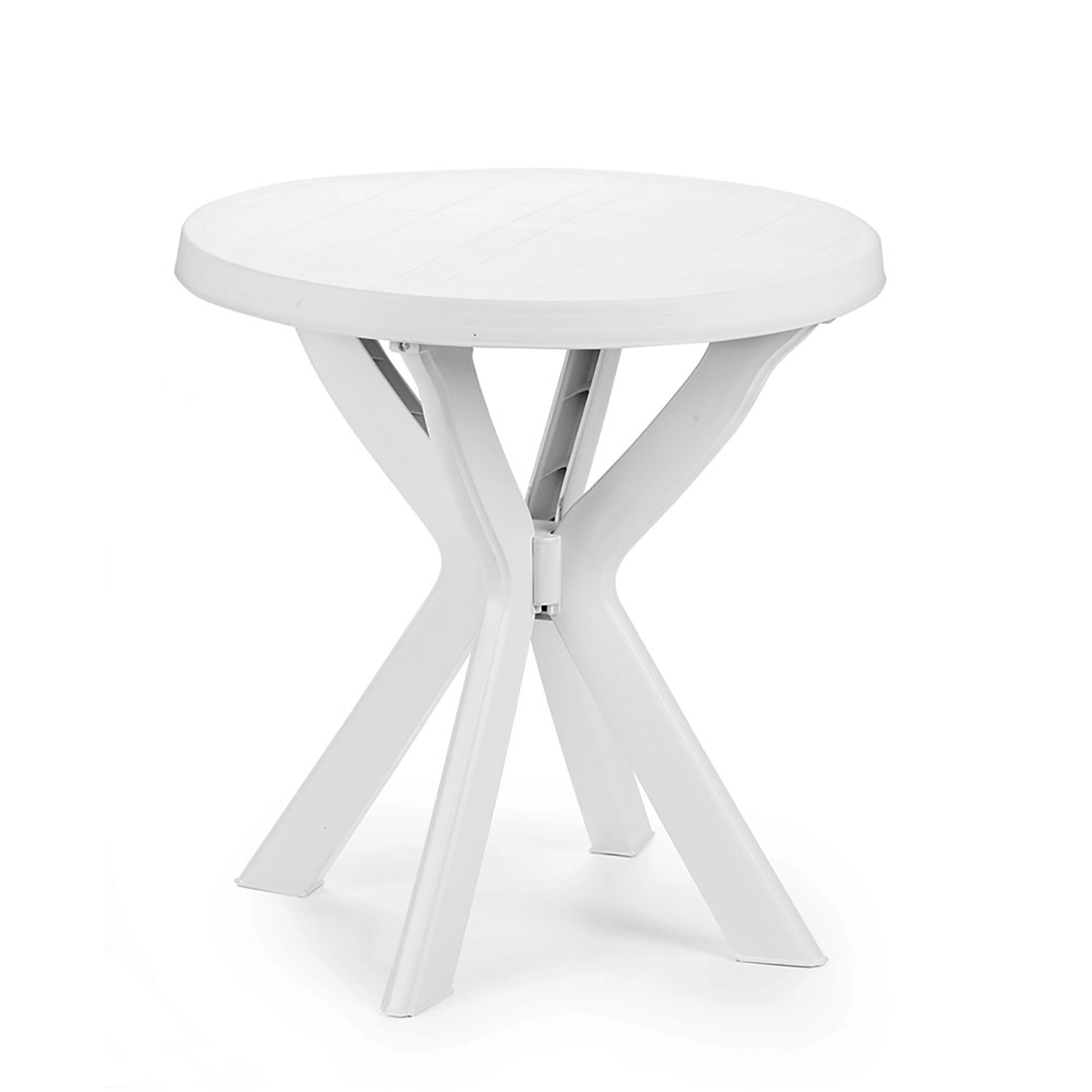 Mojawo Bistrotisch Kunststoff 70cm Don WEIß RUND Balkontisch Gartentisch Te günstig online kaufen