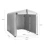SoBuy Fahrradgarage Foliengerätehaus Gartenschuppen Pavillon KLS11-L_4