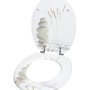 Sanilo WC-Sitz Balance aus Holz mit Stein- und Gräser-Motiv für entspanntes Ambiente im Bad.