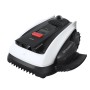 Ecovacs Goat O1200 Mähroboter in Weiß-Schwarz mit TruEdge-Trimmer für präzise Rasenkanten.