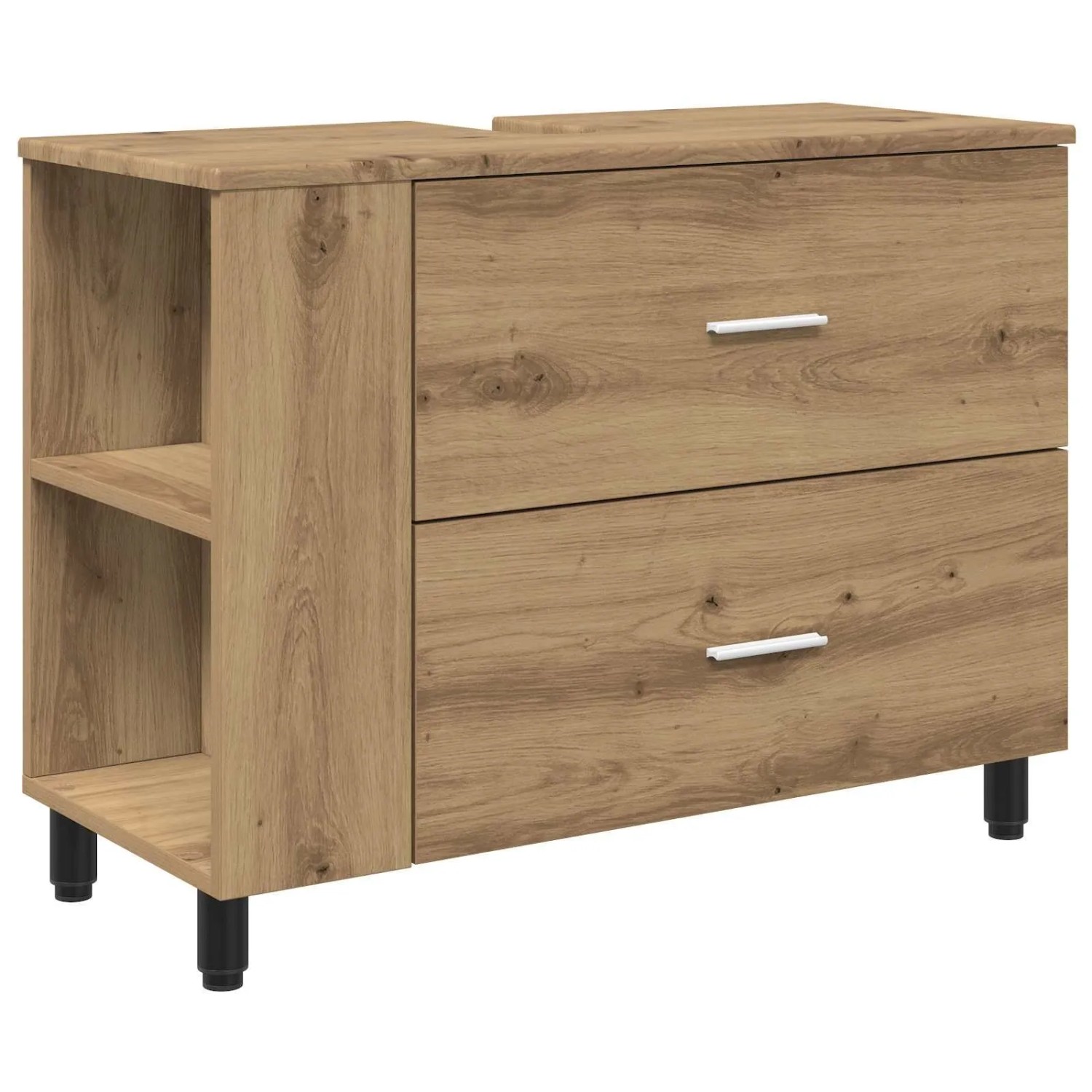 vidaXL Waschtisch Artisan-Eiche 80 x 35 x 60 cm Holzwerkstoff 889394
