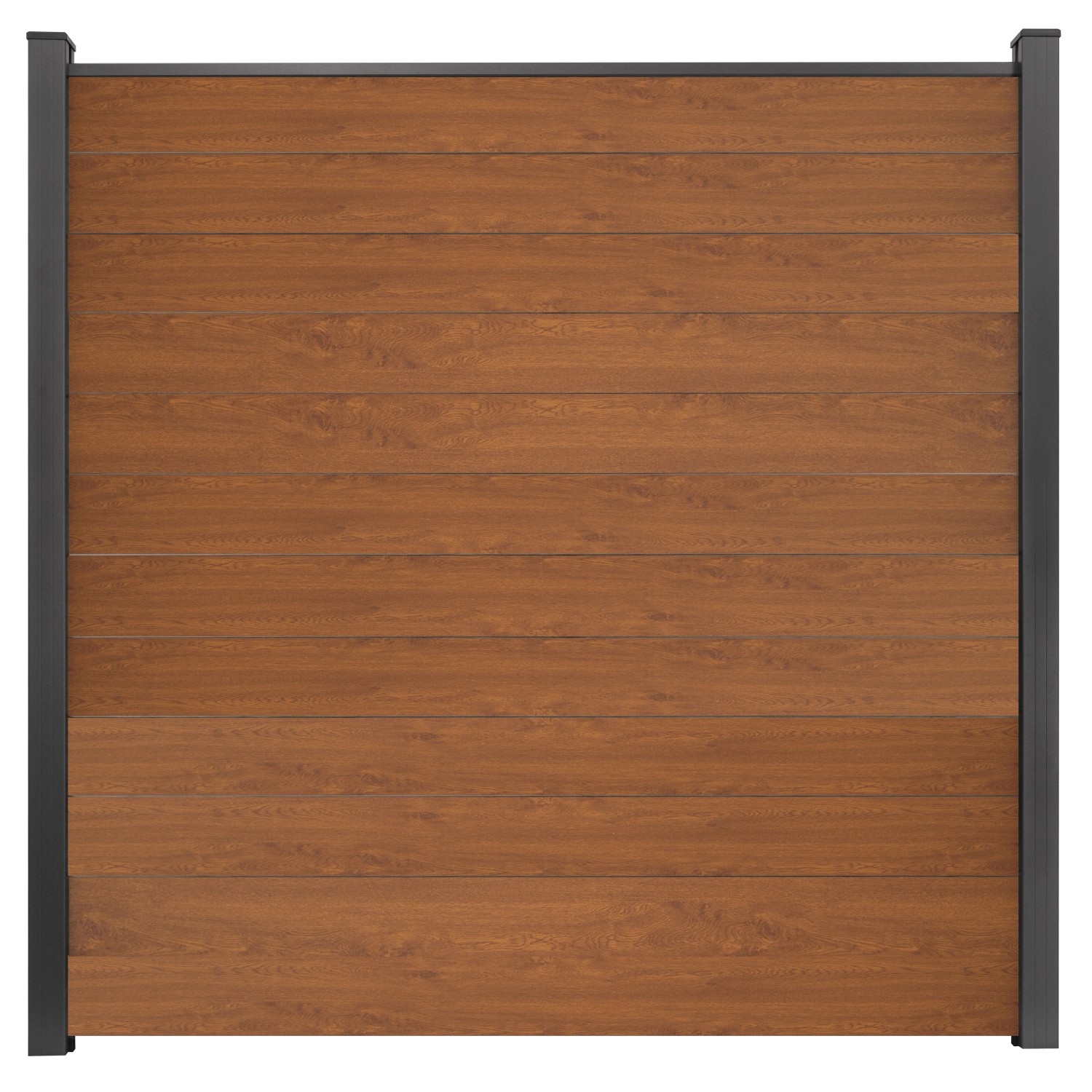 GroJa Steckzaun Schmal Basicline 180 cm x 180 cm Golden Oak günstig online kaufen