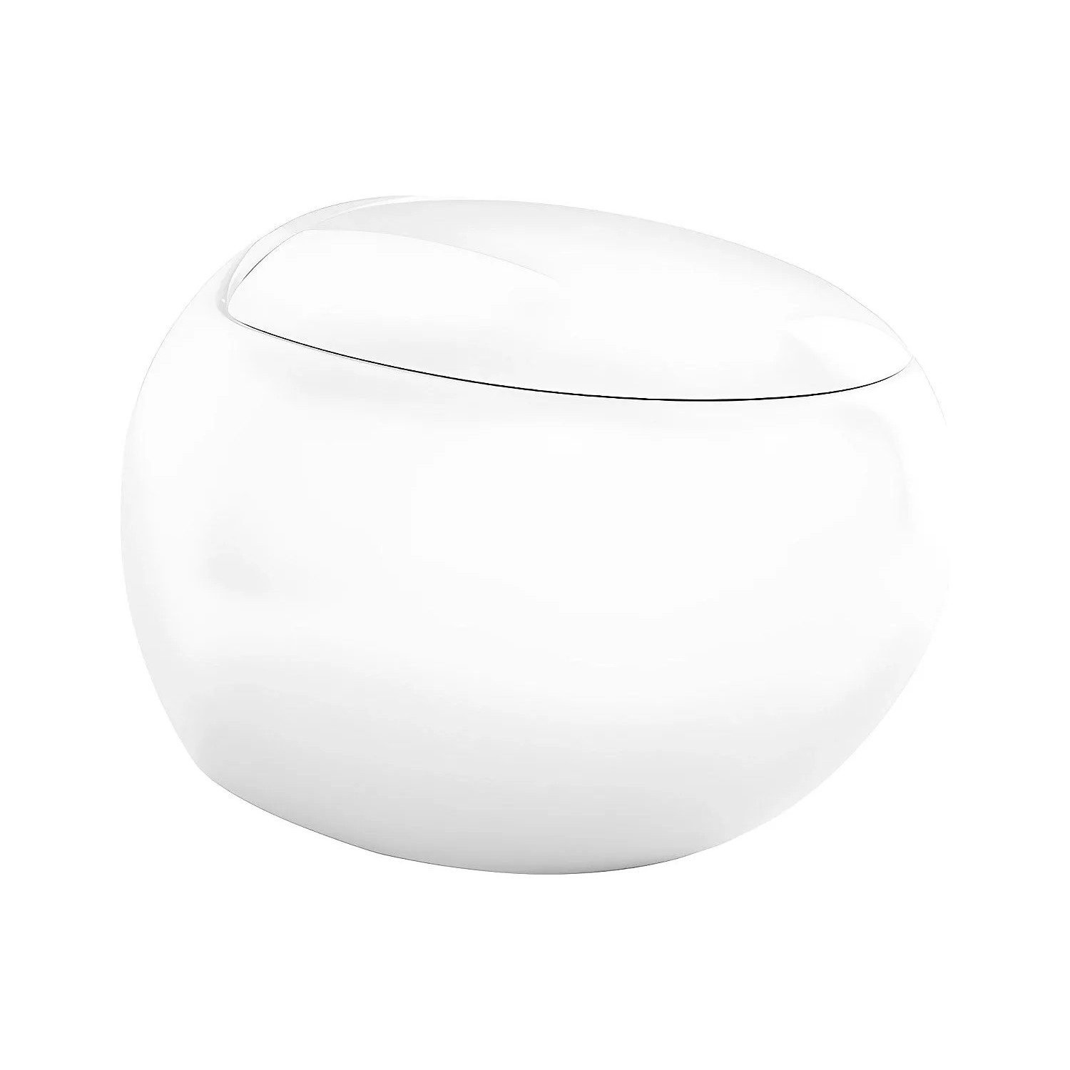 Vente-unique Hänge Wc Huro Weiß 40 cm
