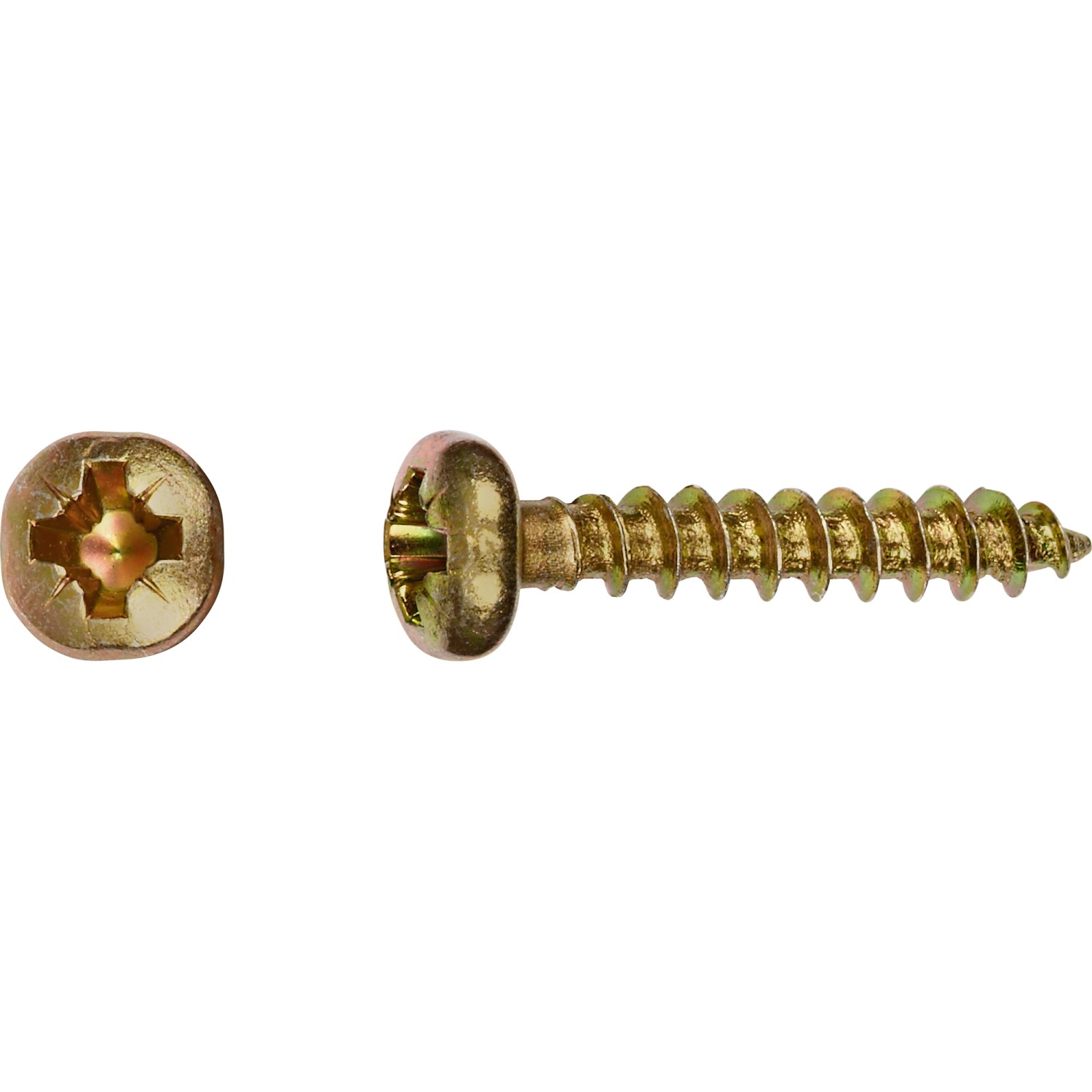 LUX Halbrundkopf Universalschraube PZ-Antrieb Ø 4 mm x 20 mm 80 Stück