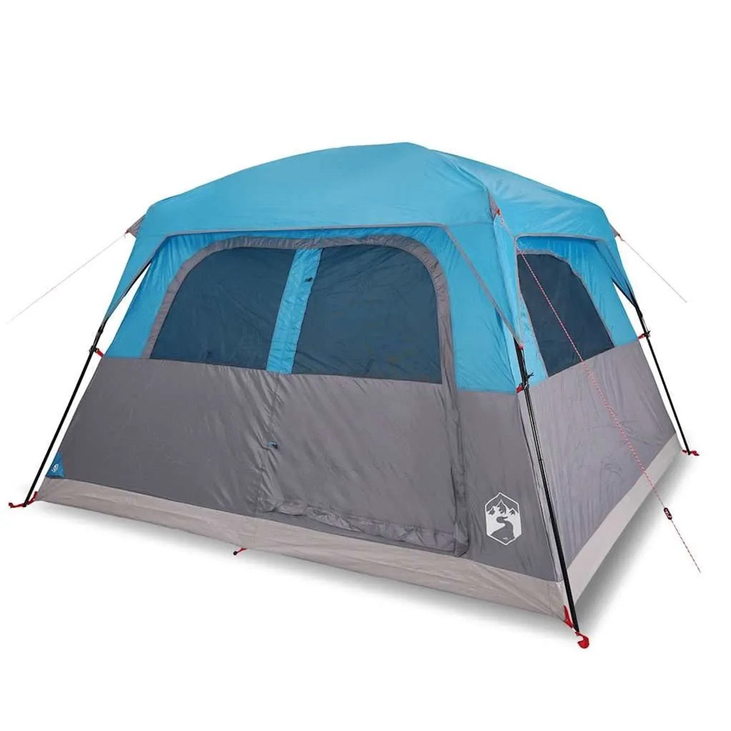 Furnicato Familienzelt Kabine Blau 310 X 275 X 200 Cm