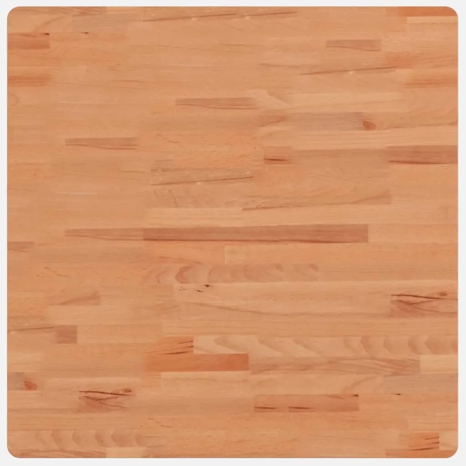 vidaXL Tischplatte 70x70x4 cm Quadratisch Massivholz Buche 355981