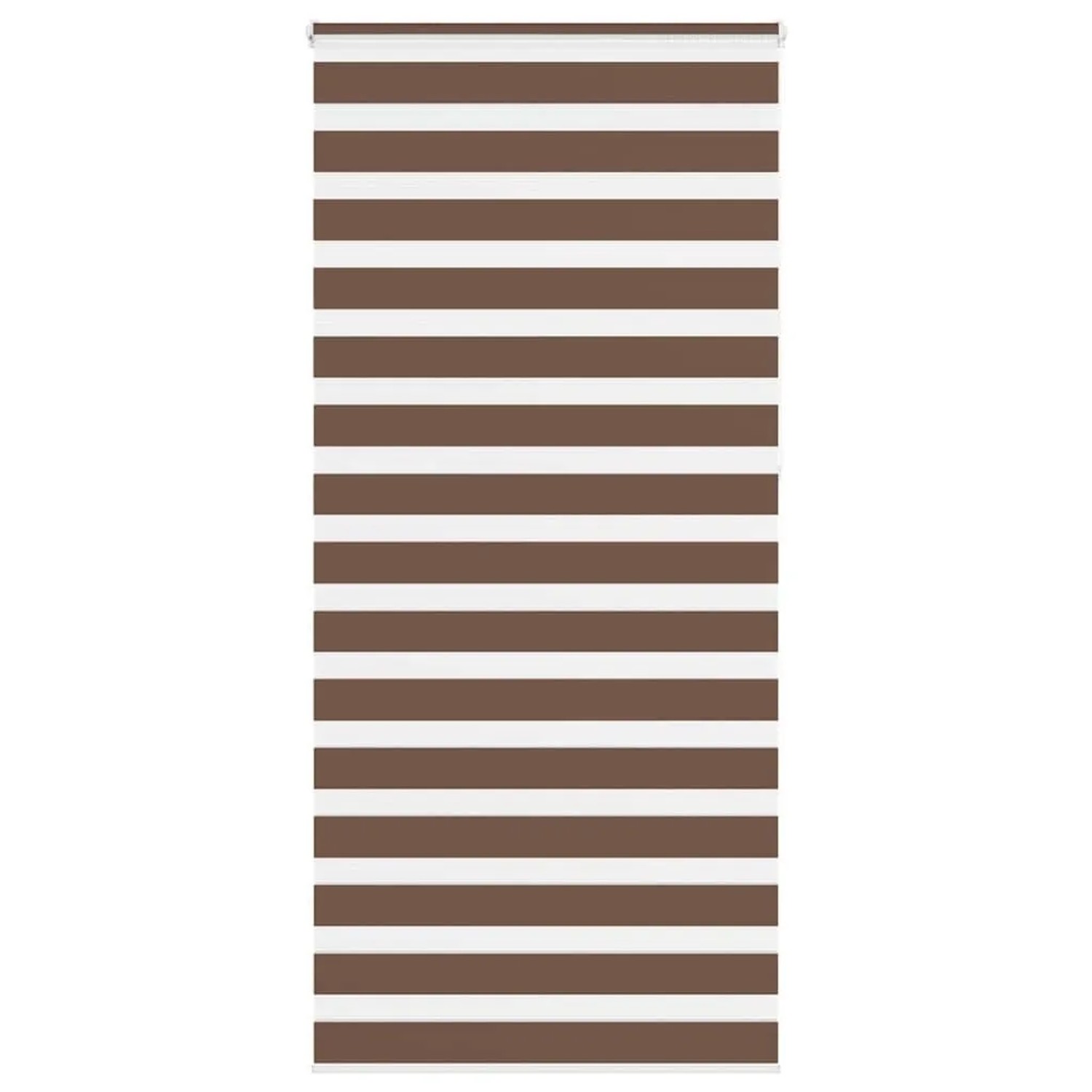 vidaXL Doppelrollo Braun 95x230 cm Stoffbreite 90,9 cm Polyester 4014390