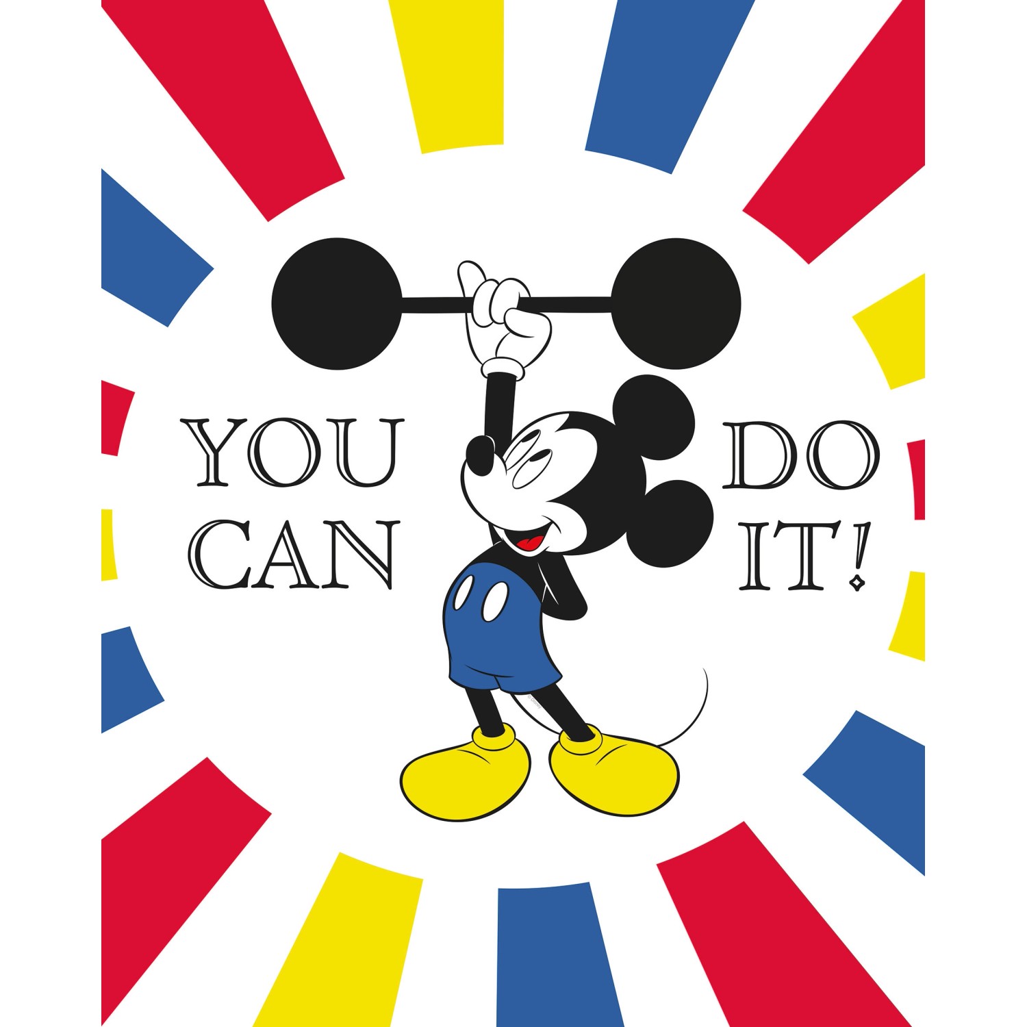 Komar Wandbild Mickey Mouse Do it 40 x 50 cm