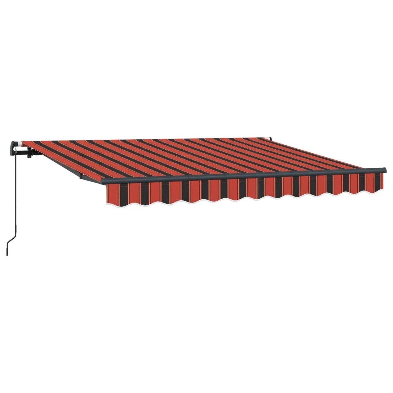 vidaXL Einziehbare Markise Orange 250 x 200 cm Stoff 3329376