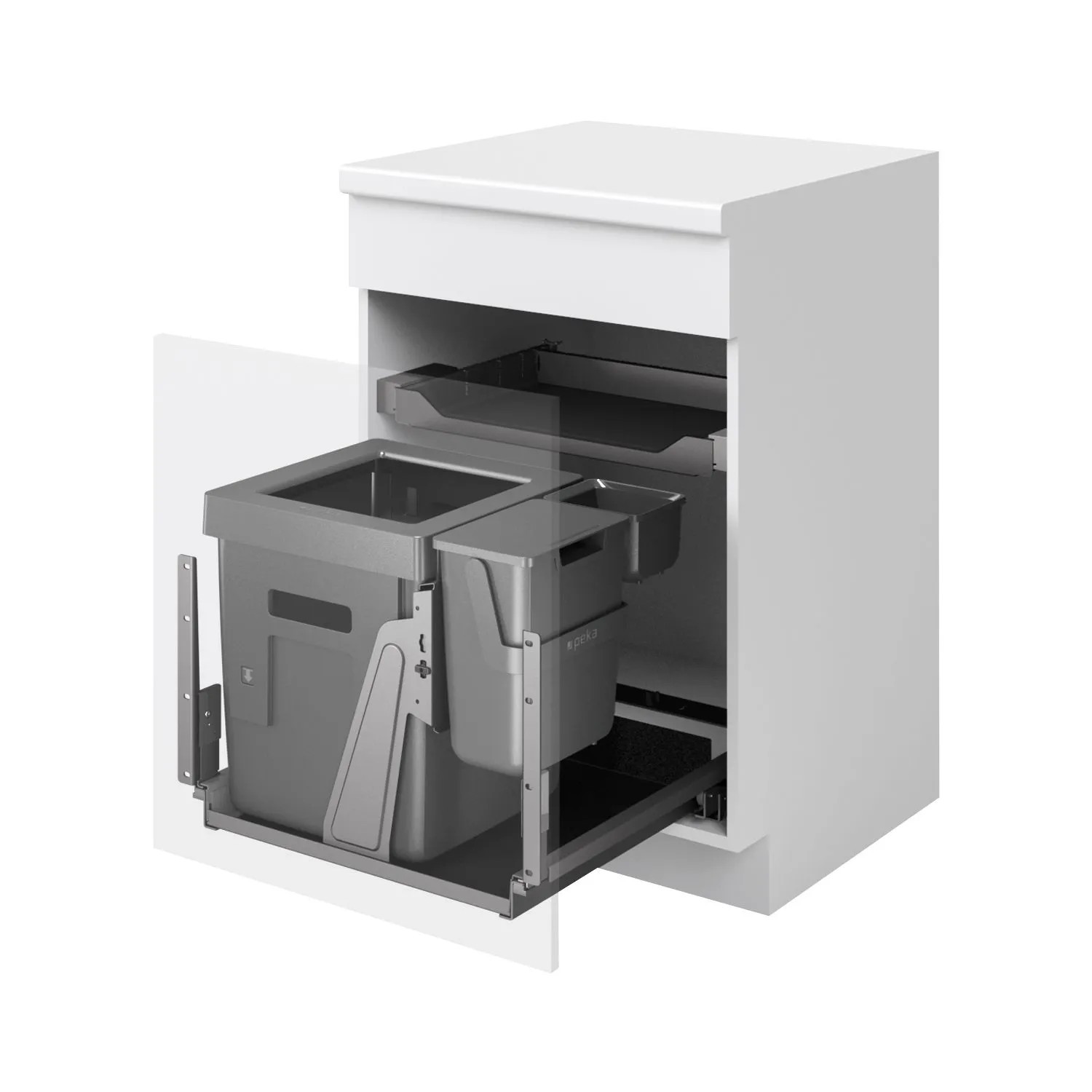 Peka Abfallsystem Oeko Complet Kb 550/600 T 540mm Anthrazit