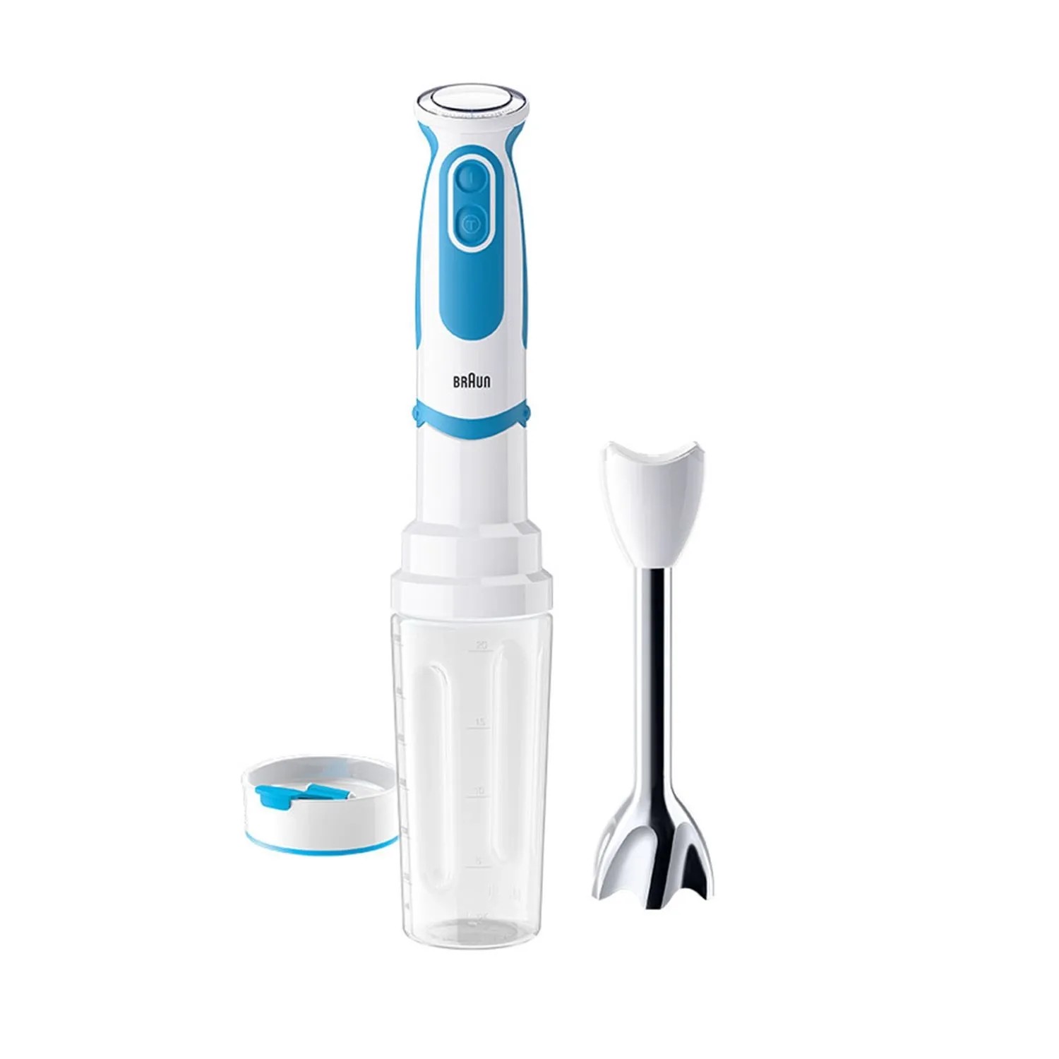 Braun Stabmixer MultiQuick 5 Vario MQ 5251 WHBL Weiß Blau 1000W
